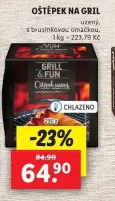 Lidl OŠTĚPEK NA GRIL nabídka
