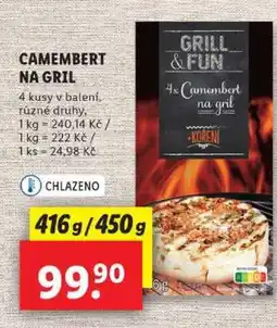 Lidl Camembert na gril nabídka
