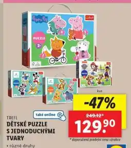 Lidl TREFL DĚTSKÉ PUZZLE S JEDNODUCHÝMI TVARY nabídka
