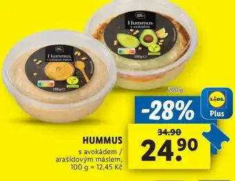Lidl HUMMUS nabídka