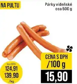 Jip Párky vídeňské nabídka