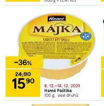 Tesco Hamé paštiky nabídka