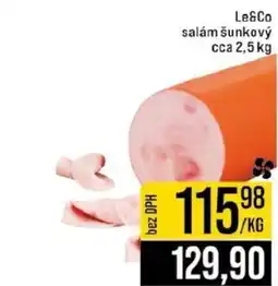 Jip Le&Co salám šunkový nabídka