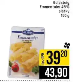 Jip Goldsteig Emmentaler 45% plátky 150 g nabídka