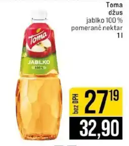 Jip Toma džus nabídka