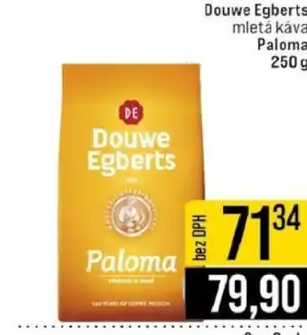 Jip Douwe Egberts mletá káva Paloma nabídka