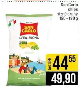 Jip San Carlo chips nabídka