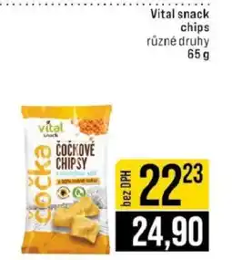 Jip Vital snack chips nabídka