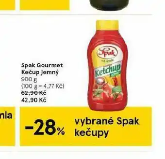 Tesco Spoak gourmet kačup jemný nabídka