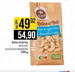 Jip Kešu ořechy natural pražené nesolené 200 g nabídka