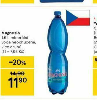 Tesco Magnesia nabídka