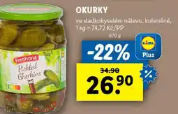 Lidl Okurky nabídka