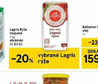 Tesco Lagris rýže nabídka