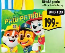 Albert Dětské pončo nabídka