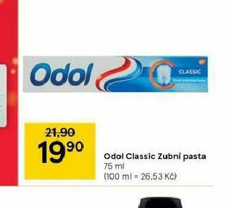 Tesco Odol classic zubní pasta nabídka