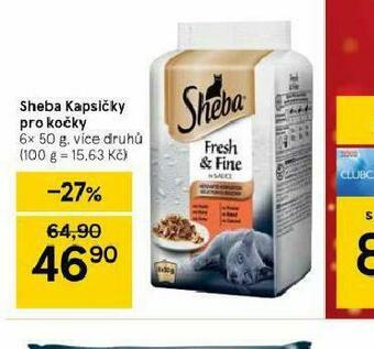 Tesco Sheba kapsičky pro kočky nabídka