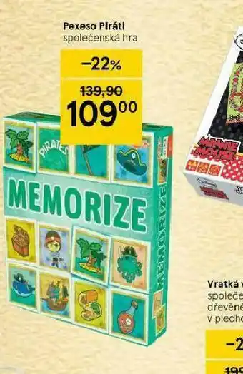 Tesco Pexeso piráti nabídka