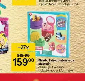 Tesco Playgo zvířecí salon sada plastelín nabídka