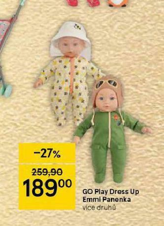 Tesco Go play dress up emmi panenka nabídka