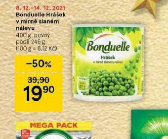 Tesco Bonduelle hrášek nabídka
