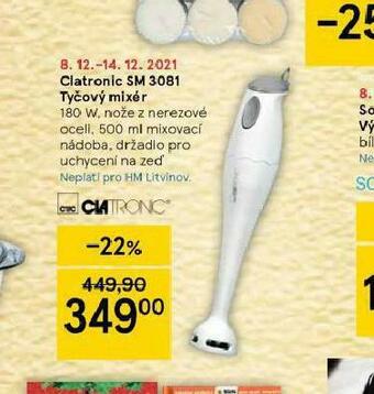 Tesco Tyčový mixer clatronic nabídka