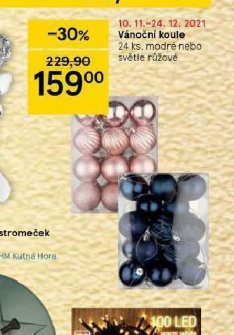 Tesco Vánoční koule nabídka