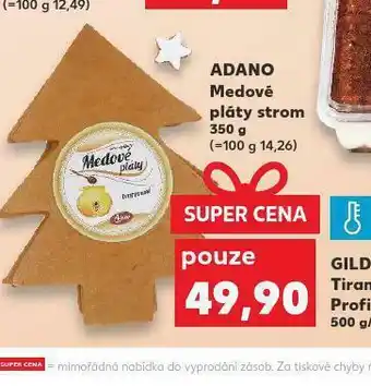 Kaufland Medové pláty strom nabídka