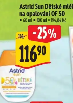 Albert Astrid Sun Dětské mléko na opalování OF 50 nabídka