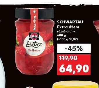 Kaufland Schwartau extra džem nabídka
