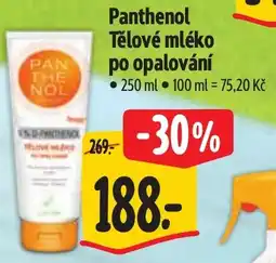 Albert Panthenol Tělové mléko po opalování nabídka