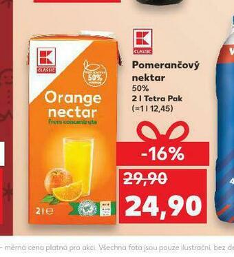 Kaufland Pomerančový nektar nabídka
