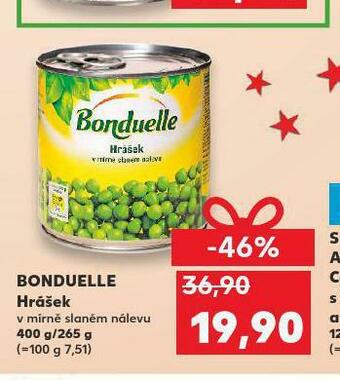 Kaufland Bonduelle hrášek nabídka