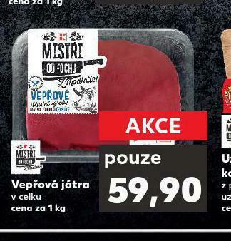 Kaufland Vepřová játra nabídka