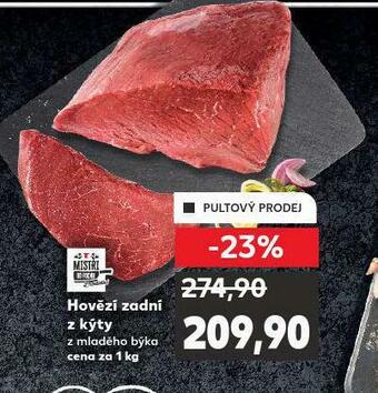 Kaufland Hovězí zadní z kýty nabídka