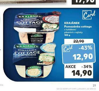 Kaufland Krajánek pomazánka cottage nabídka