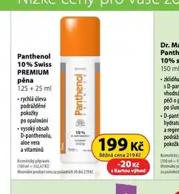 Dr. Max Panthenol 10% swiss premium pěna nabídka