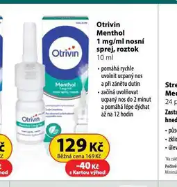 Dr. Max Otrivin menthol nosní sprej nabídka