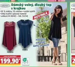 Norma Dámský volný, dlouhý top s krajkou nabídka
