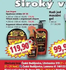 Norma Sun argan tělové máslo s arganovým olejem nabídka