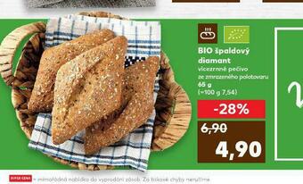 Kaufland Bio špaldový diamant nabídka