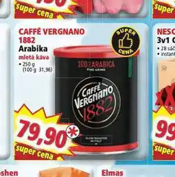 Norma Caffé vergnano 1882 arabika mletá káva nabídka