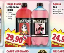 Norma Targa flori limonáda, tonic nabídka