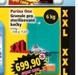 Norma Purina one granule pro sterilizované kočky nabídka
