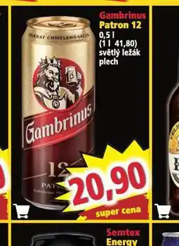 Norma Pivo gambrinus patron 12 nabídka