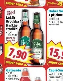 Norma Pivo rebel haškův tradiční nabídka