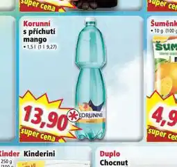 Norma Korunní s příchutí mango nabídka