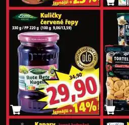 Norma Kuličky červené řepy nabídka