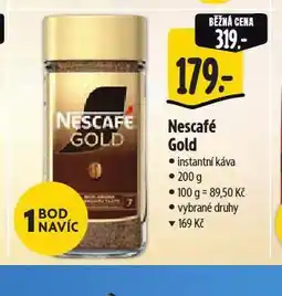 Albert Nescafé gold instantní káva nabídka