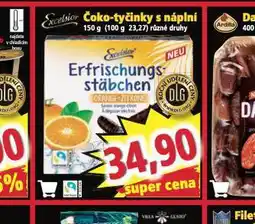 Norma Čoko-tyčinky s náplní nabídka
