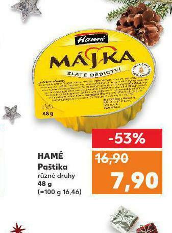 Kaufland Hamé májka nabídka
